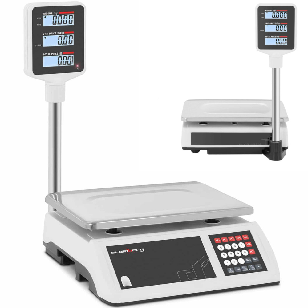 LCD uzglabāšanas tabulas vadības skala 6 kg / 1 g