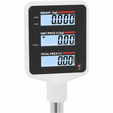LCD uzglabāšanas tabulas vadības skala 6 kg / 1 g