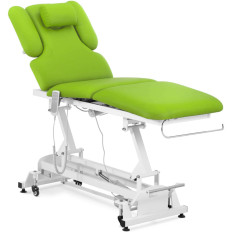 Bed Cosmetic Table for Massage Electric 3 Motors 250 kg Nantes - light green