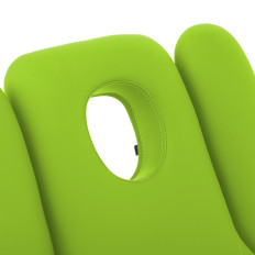 Mesa cosmética de cama para massagem elétrica 3 motores 250 kg nantes - verde claro