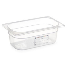 Contenedor de polipropileno GN 1/4 altura 100 mm - Hendi 880371