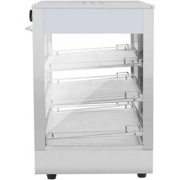 Site de aquecimento aquecido por apresentações de alimentos 3 prateleiras 25-85C 1200W