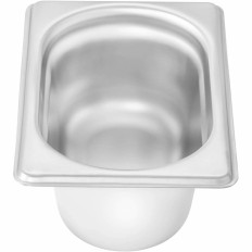 Stahl-Catering-Behälter bis 300 ° C GN 1/9 65mm