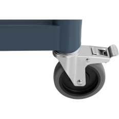 Service servitør Trolley 3 plasthyller 84 x 49cm til 150kg