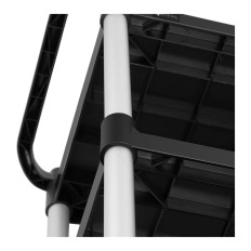 Služba Čašník Trolley 3 Plastové police 63 x 40 cm až 90 kg