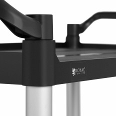 Service servitør Trolley 3 plasthyller 63 x 40cm til 90 kg