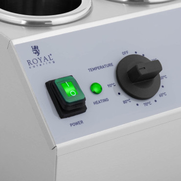 Flaskor för flaskor för värme 3x 1l 40-90C 550W