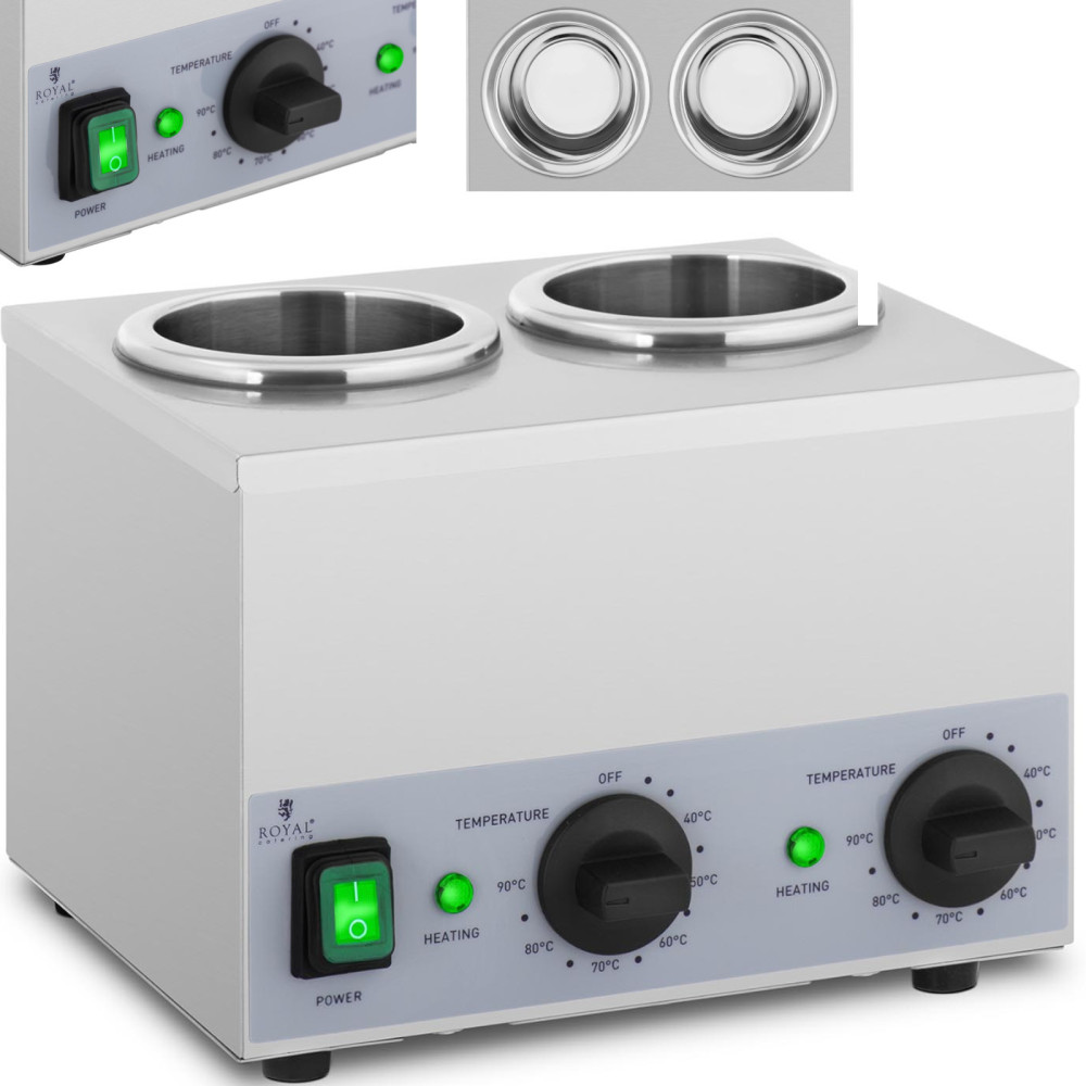 Garrafas para garrafas para o calor 2x 1L 40-90c 400w