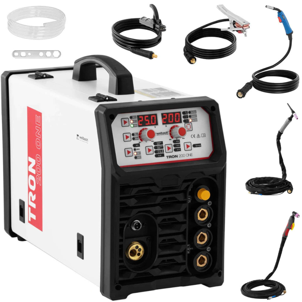 Máquina de solda Migomat com um cortador de plasma Tron 200 tig mig / mag 200a plasma 50A 230V