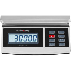 Postvekt Platform 21 x 27cm Batteri + Strømforsyning 3kg / 0,1g