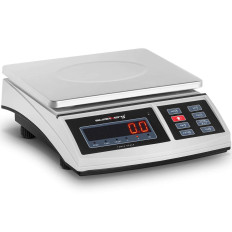 Plataforma de peso postal 21 x 27cm Bateria + fonte de alimentação 15kg / 0.5g