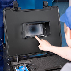 Endoscope HD ISPEZIONE Camera Sonda 30m LED Colore Display TFT 7 ''