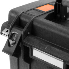 Caja de transporte. Caja protectora con esponja. Impermeable 35x15x29cm 15l