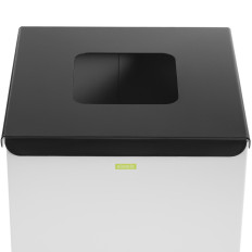 Mand voor segregatie afval gemengd staal 30.5x30.5x70cm 60l
