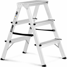 Tikkaat tikkaat tikkaat alumiini taittuvat 3 asteen korkeus 65cm - 150kg