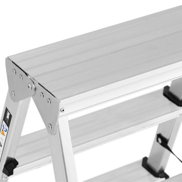 Ladder Ladder Ladder Aluminij Zložljiva 3 stopinj Višina 65cm do 150kg
