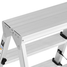 Scaletta Scaletta Scaletta Pieghevole in alluminio 3 gradi altezza 65 cm a 150 kg