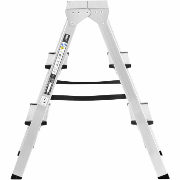 Échelle échelle échelle aluminium pliant 3 degrés hauteur 65cm à 150 kg