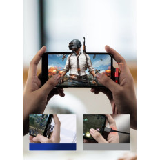 Vinklet kabelkabel for iPhone USB - Lightning MFI 2.4a 1m svart