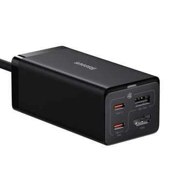 2in1 Gan5 Pro + Hub Carregador HDMI Converter 4K 2x USB-C USB-A Black