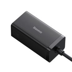 2in1 Gan5 Pro + Hub Carregador HDMI Converter 4K 2x USB-C USB-A Black
