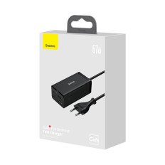 2in1 Gan5 Pro + Hub Carregador HDMI Converter 4K 2x USB-C USB-A Black
