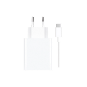 Snabb nätverksladdare XIAOMI Rese Charger 33W PD + USB-kabel - USB-C Vit