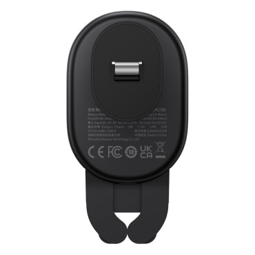 Suporte de carro com carregador de indução 15W na ventilação xadrez