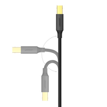 Dolga kabel USB-tiskalniški kabel - USB-B 480MB / S 5M črna