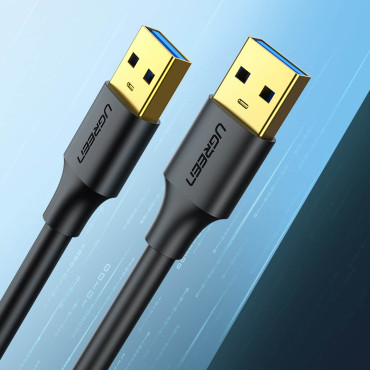 Kabelis USB-Kabelis 3.0 5GB / s 0.5m Black