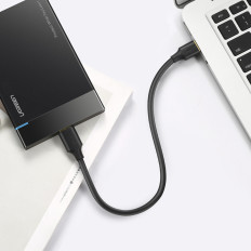 Cable de cable para el disco USB-A 3.0 - Micro USB-B SUPERSPEED 5GB / S 1M BLACK