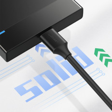 Cable de cable para el disco USB-A 3.0 - Micro USB-B SUPERSPEED 5GB / S 1M BLACK