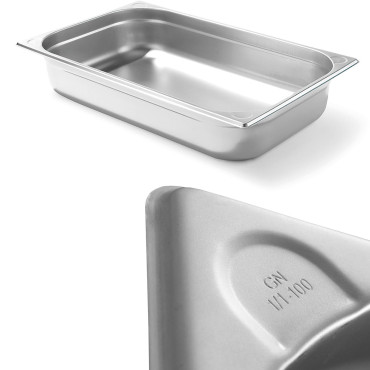 Linha de cozinha do recipiente GN 1/1 alta. 100 mm - Hendi 806135