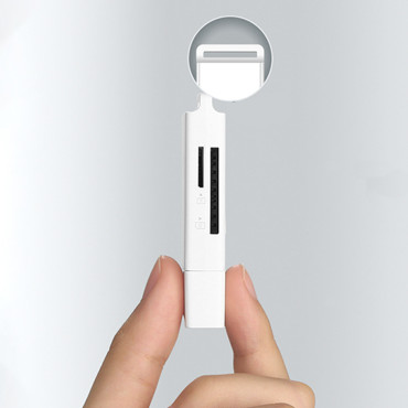 Lector de tarjetas de memoria TF SD bajo USB 3.0 blanco