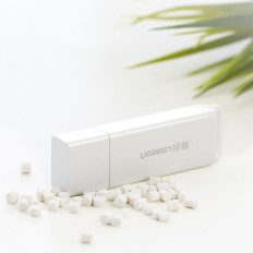 Lector de tarjetas de memoria TF SD bajo USB 3.0 blanco