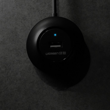 4W1 HUB USB 2.0 -sovitin 4x USB-A 480MB / s 1m valkoinen