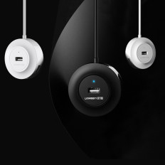 4W1 hub USB 2.0 adapter 4x USB-A 480MB / s 1m fehér