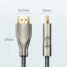 Cable HDMI 2.0 4K UHD 2M Noir