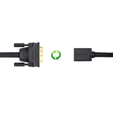 Adaptérový adaptér s HDMI (Žena) na DVI (Muž) 0.15m Černá