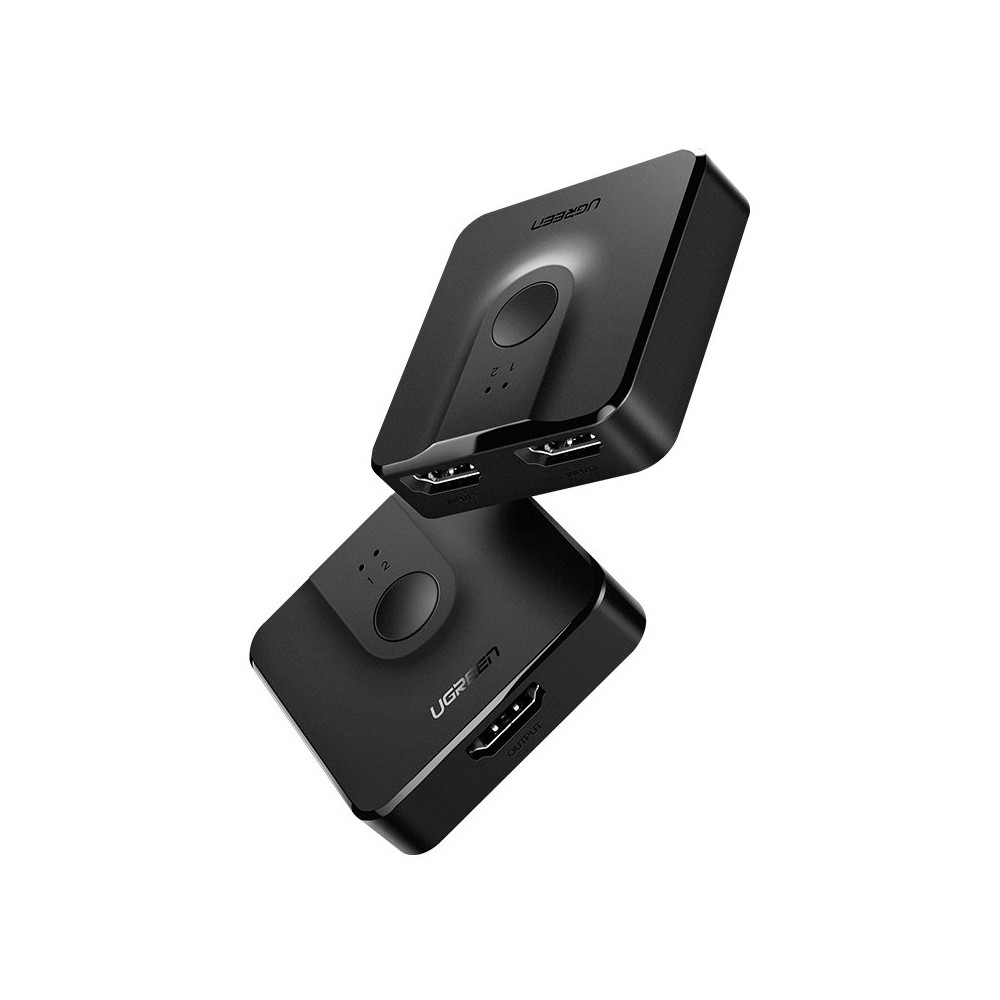 Spínač prepínača HDMI - 2x HDMI 4K 60HZ čierna