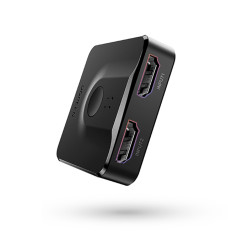 Spínač prepínača HDMI - 2x HDMI 4K 60HZ čierna