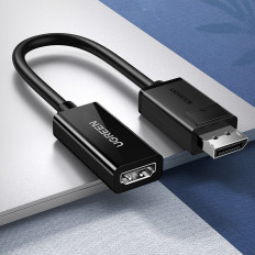 Adapteradapter med DisplayPort (Man) - HDMI (Kvinna) 4K 2K svart