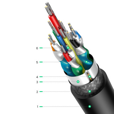 Adaptador adaptador con DisplayPort (Macho) - HDMI (hembra) 4k 2k negro