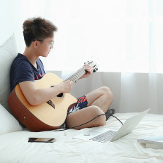 Kaapelijohto Audio Audio TRS Mini Jack 3.5mm - Jack 6.35mm 1m harmaa