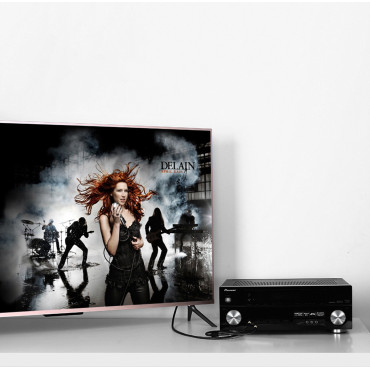 Kabelski kabel Audio distributer Mini Jack 3,5 mm - 2x Jack 6.35mm 1m sivo