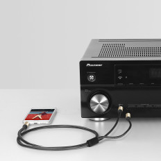Kabelkabel Audio Distributör Mini Jack 3,5 mm - 2x Jack 6.35mm 1m grå