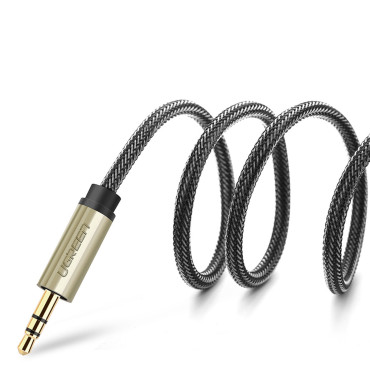 Kabelinė kabelinė garso platintojas Mini lizdas 3,5 mm - 2x lizdas 6.35mm 1m pilka