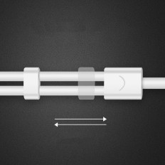 Distributör hörlurar Wire Mini Jack 3,5 mm på 2x mini jack 3.5mm 20cm vit