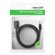 F / UTP Ethernet RJ45 Kabelski kabelski kabelski kabelski kabel. 6 1000 MB / s 1m črna