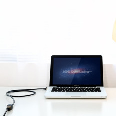 F / UTP Ethernet RJ45 CAT Network Cable Extension Cable. 6 1000mb / s 1m sort